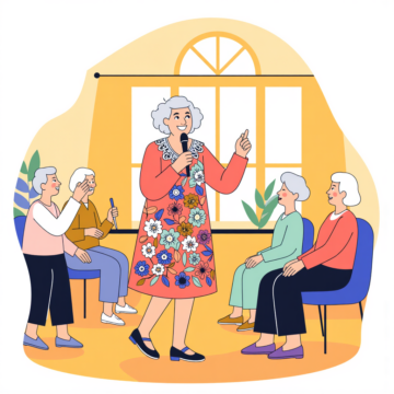 singing older people Alten Menschen singen - STS Gruppenbetreuung